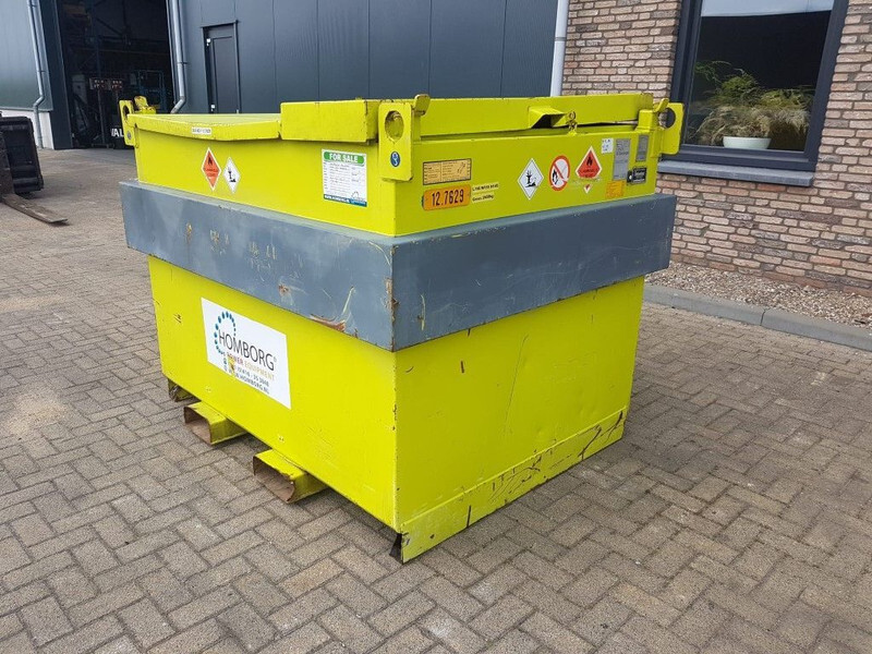 Dieseltank Steenbergen 2000 liter Kiwa IBC Dieseltank met handpomp - Lagringstank: bild 2 Dieseltank Steenbergen 2000 liter Kiwa IBC Dieseltank met handpomp - Lagringstank: bild 2