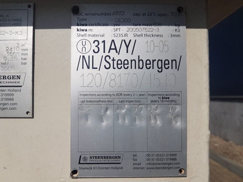 Dieseltank Steenbergen 3000 liter Kiwa IBC Dieseltank - Lagringstank: bild 3 Dieseltank Steenbergen 3000 liter Kiwa IBC Dieseltank - Lagringstank: bild 3