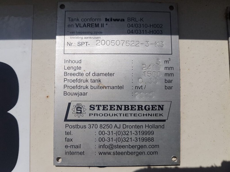 Dieseltank Steenbergen 3000 liter Kiwa IBC Dieseltank - Lagringstank: bild 5 Dieseltank Steenbergen 3000 liter Kiwa IBC Dieseltank - Lagringstank: bild 5