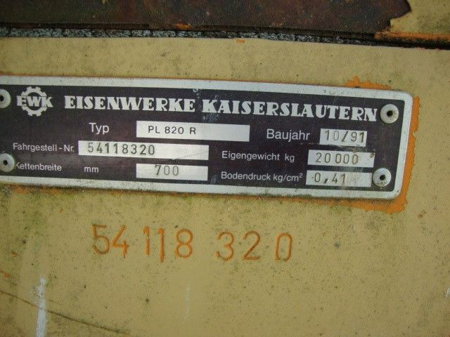 Bandgrävare EWK PL820R PL 820 R Teleskopbagger Teleskop 14m: bild 10