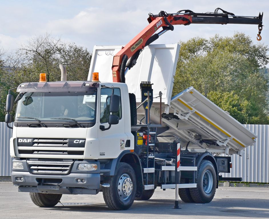 DAF CF 75.310 Kipper 4,30 m + KRAN * TOPZUSTAND - Tippbil lastbil, Kranbil: bild 3 DAF CF 75.310 Kipper 4,30 m + KRAN * TOPZUSTAND - Tippbil lastbil, Kranbil: bild 3