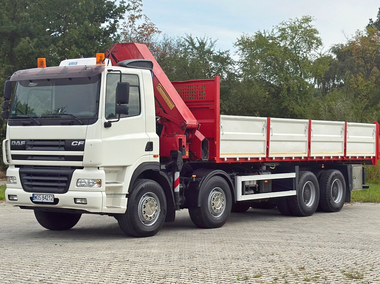 DAF CF 85.380 * HMF 2823 K6 (B3) + FUNK * 8x4 * TOP - Tippbil lastbil, Kranbil: bild 4 DAF CF 85.380 * HMF 2823 K6 (B3) + FUNK * 8x4 * TOP - Tippbil lastbil, Kranbil: bild 4