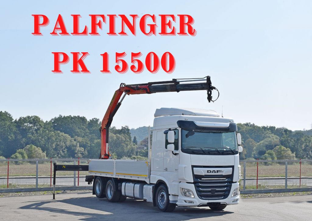 DAF XF 530 Pritsche 6,30 m + PK 15500 * TOPZUSTAND - Kranbil: bild 1 DAF XF 530 Pritsche 6,30 m + PK 15500 * TOPZUSTAND - Kranbil: bild 1