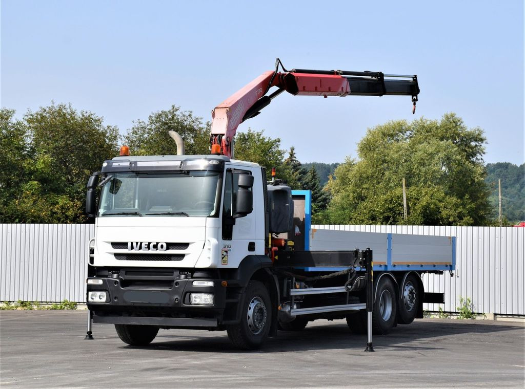 Iveco Stralis 310 PRITSCHE 7,05m +KRAN +FUNK - Kranbil: bild 2 Iveco Stralis 310 PRITSCHE 7,05m +KRAN +FUNK - Kranbil: bild 2