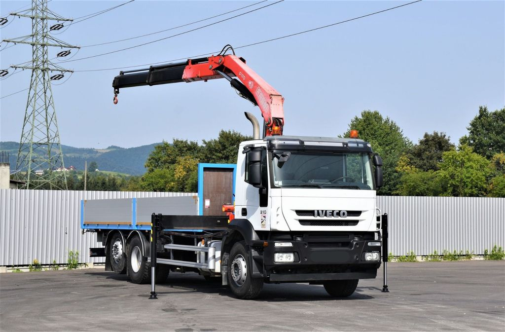 Iveco Stralis 310 PRITSCHE 7,05m +KRAN +FUNK - Kranbil: bild 1 Iveco Stralis 310 PRITSCHE 7,05m +KRAN +FUNK - Kranbil: bild 1