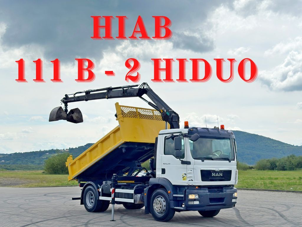 MAN TGM 18.340* KIPPER 4,05m*HIAB 111 B-2 HIDUO/FUNK - Kranbil: bild 1 MAN TGM 18.340* KIPPER 4,05m*HIAB 111 B-2 HIDUO/FUNK - Kranbil: bild 1