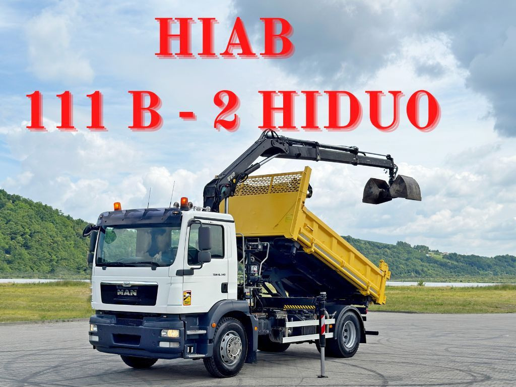 MAN TGM 18.340* KIPPER 4,05m*HIAB 111 B-2 HIDUO/FUNK - Tippbil lastbil, Kranbil: bild 1 MAN TGM 18.340* KIPPER 4,05m*HIAB 111 B-2 HIDUO/FUNK - Tippbil lastbil, Kranbil: bild 1