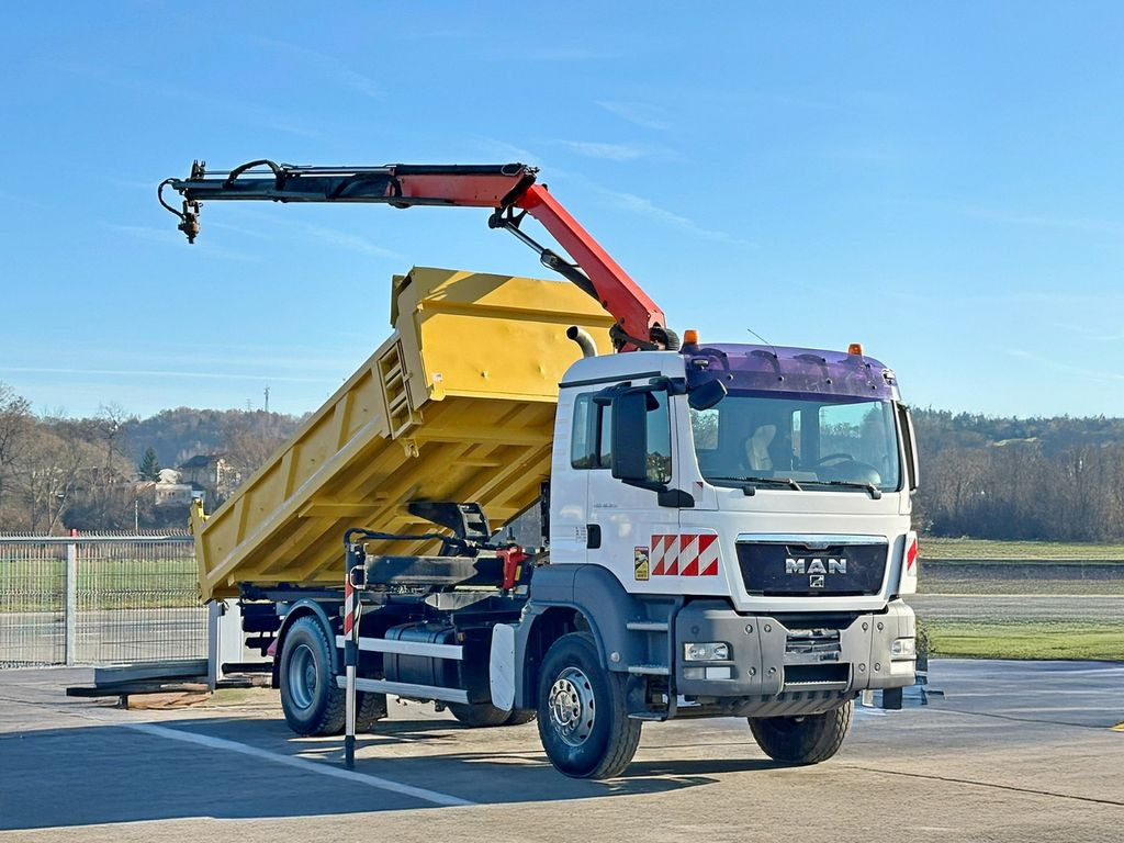 MAN TGS 18.320 * PK 12002 - EH A + FUNK * TOPZUSTAND - Kranbil, Tippbil lastbil: bild 2 MAN TGS 18.320 * PK 12002 - EH A + FUNK * TOPZUSTAND - Kranbil, Tippbil lastbil: bild 2