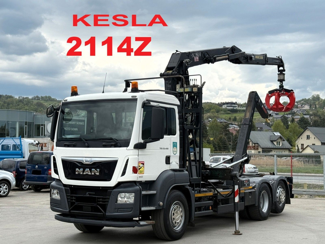 MAN TGS 26.400 Abrollkipper* KESLA 2114Z* TOP - Lastväxlare lastbil, Kranbil: bild 1 MAN TGS 26.400 Abrollkipper* KESLA 2114Z* TOP - Lastväxlare lastbil, Kranbil: bild 1