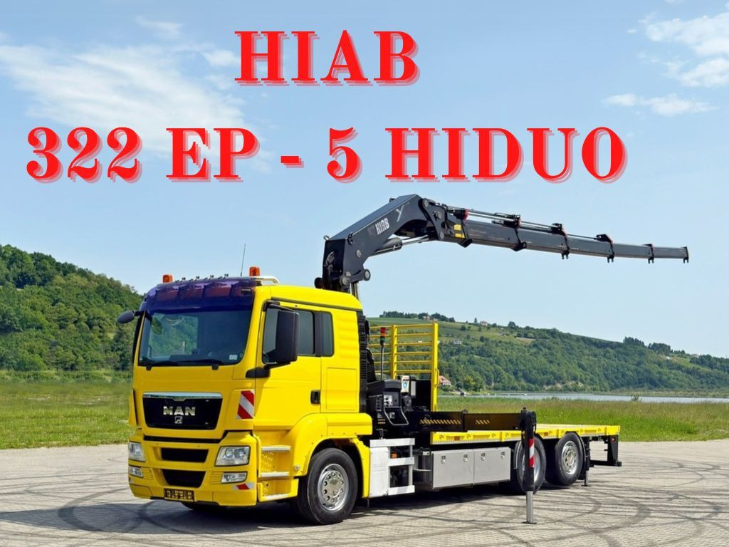 MAN TGS 26.440 * HIAB 322 EP - 5 HIDUO/ FUNK * TOP MAN TGS 26.440 * HIAB 322 EP - 5 HIDUO/ FUNK * TOP - Kranbil, Flakbil: bild 1 MAN TGS 26.440 * HIAB 322 EP - 5 HIDUO/ FUNK * TOP MAN TGS 26.440 * HIAB 322 EP - 5 HIDUO/ FUNK * TOP - Kranbil, Flakbil: bild 1