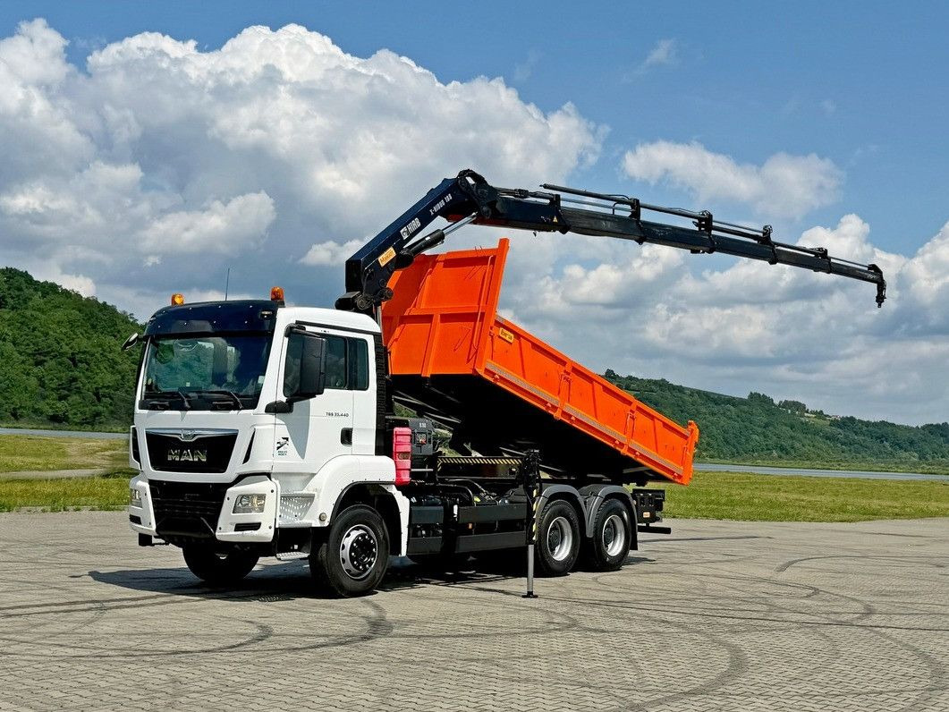 MAN TGS 33.440 * HIAB X-HIDUO 188 E-5 + FUNK * 6x4 - Tippbil lastbil, Kranbil: bild 2 MAN TGS 33.440 * HIAB X-HIDUO 188 E-5 + FUNK * 6x4 - Tippbil lastbil, Kranbil: bild 2