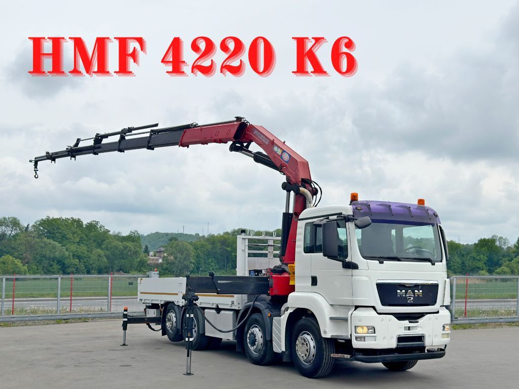 MAN TGS 35.440* KIPPER 6,00m * HMF 4220 K6/FUNK* 8x4 - Kranbil: bild 1 MAN TGS 35.440* KIPPER 6,00m * HMF 4220 K6/FUNK* 8x4 - Kranbil: bild 1