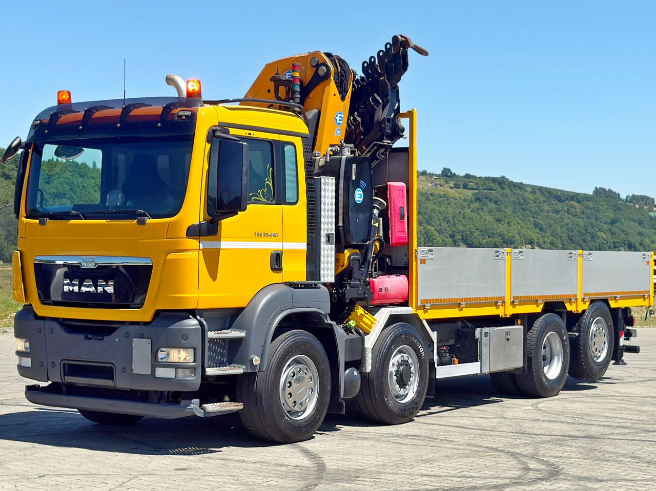 MAN TGS 35.480 * EFFER 395/6S + FUNK / 8x4 - Kranbil: bild 4 MAN TGS 35.480 * EFFER 395/6S + FUNK / 8x4 - Kranbil: bild 4
