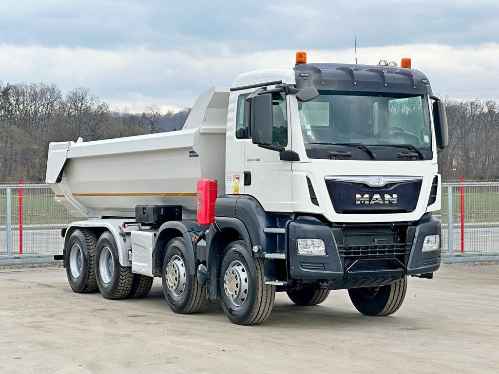 MAN TGS 41.480 KIPPER * 8x4 * TOPZUSTAND - Tippbil lastbil: bild 2 MAN TGS 41.480 KIPPER * 8x4 * TOPZUSTAND - Tippbil lastbil: bild 2