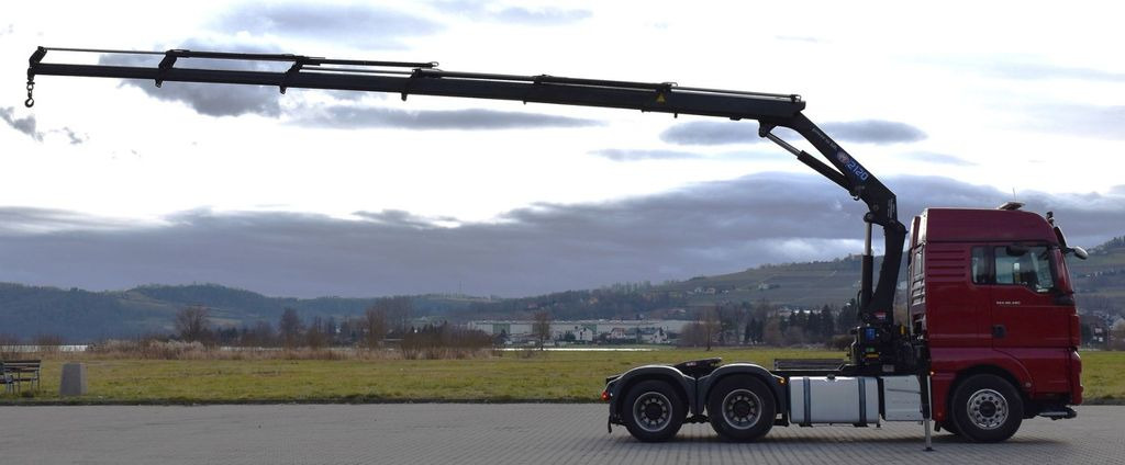 MAN TGX 28.480 Sattelzugmaschine + HMF 2120 K5/FUNK - Kranbil: bild 5 MAN TGX 28.480 Sattelzugmaschine + HMF 2120 K5/FUNK - Kranbil: bild 5