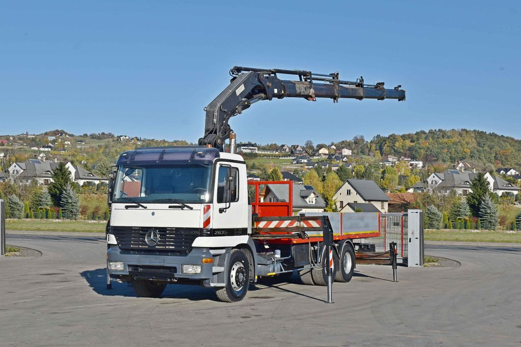 Mercedes-Benz ACTROS 2635 Pritsche 6,40m + HIAB 400 E-5 + FUNK - Kranbil: bild 2 Mercedes-Benz ACTROS 2635 Pritsche 6,40m + HIAB 400 E-5 + FUNK - Kranbil: bild 2
