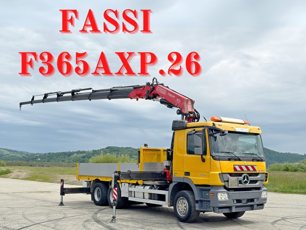 Mercedes-Benz ACTROS 2646 * FASSI F365AXP.26 + FUNK * 6x4 - Kranbil: bild 1 Mercedes-Benz ACTROS 2646 * FASSI F365AXP.26 + FUNK * 6x4 - Kranbil: bild 1
