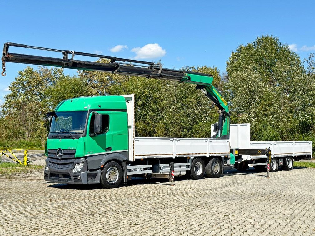 Mercedes-Benz ACTROS 2654* PK 34002 - SH C/FUNK+Anhänger* TOP - Kranbil: bild 2 Mercedes-Benz ACTROS 2654* PK 34002 - SH C/FUNK+Anhänger* TOP - Kranbil: bild 2