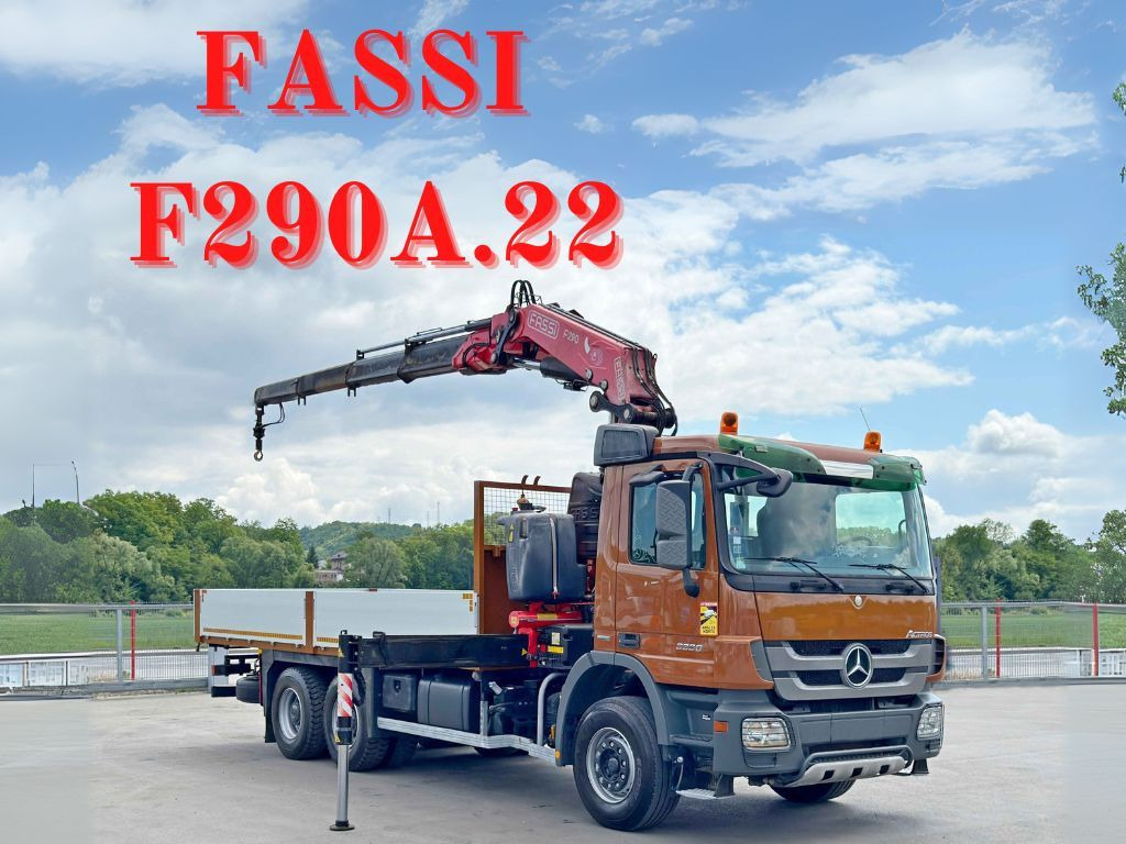 Mercedes-Benz ACTROS 3336 * FASSI F290A.22 + FUNK / 6x4 * TOP - Kranbil: bild 1 Mercedes-Benz ACTROS 3336 * FASSI F290A.22 + FUNK / 6x4 * TOP - Kranbil: bild 1