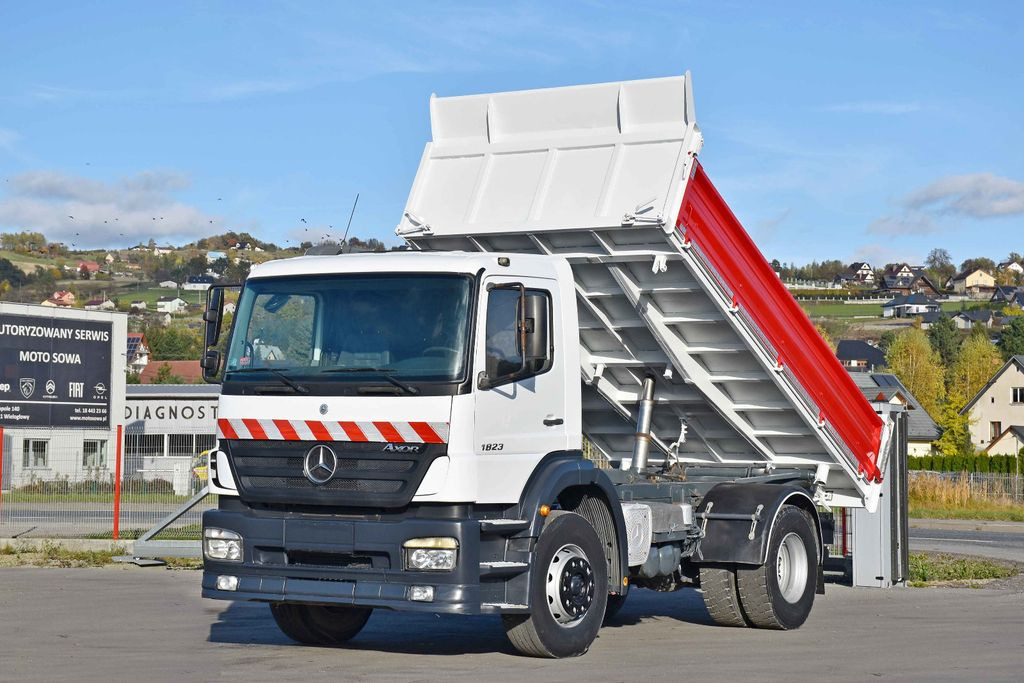 Mercedes-Benz AXOR 1823 * KIPPER 4,45 m * TOPZUSTAND - Tippbil lastbil, Kranbil: bild 1 Mercedes-Benz AXOR 1823 * KIPPER 4,45 m * TOPZUSTAND - Tippbil lastbil, Kranbil: bild 1