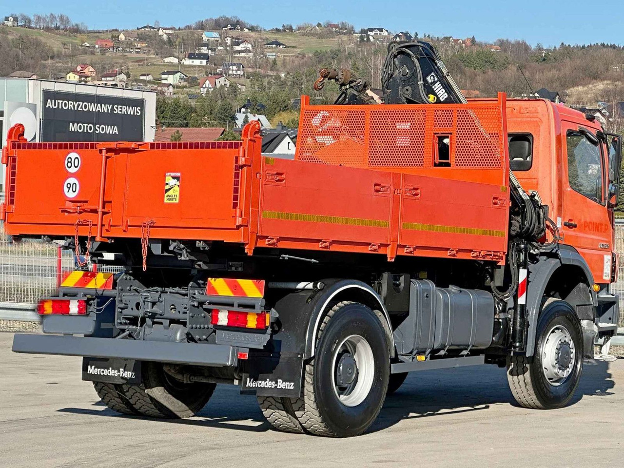 Mercedes-Benz AXOR 1829 * HIAB 1111 HIDUO + FUNK * TOP * 4x4 - Tippbil lastbil, Kranbil: bild 5 Mercedes-Benz AXOR 1829 * HIAB 1111 HIDUO + FUNK * TOP * 4x4 - Tippbil lastbil, Kranbil: bild 5