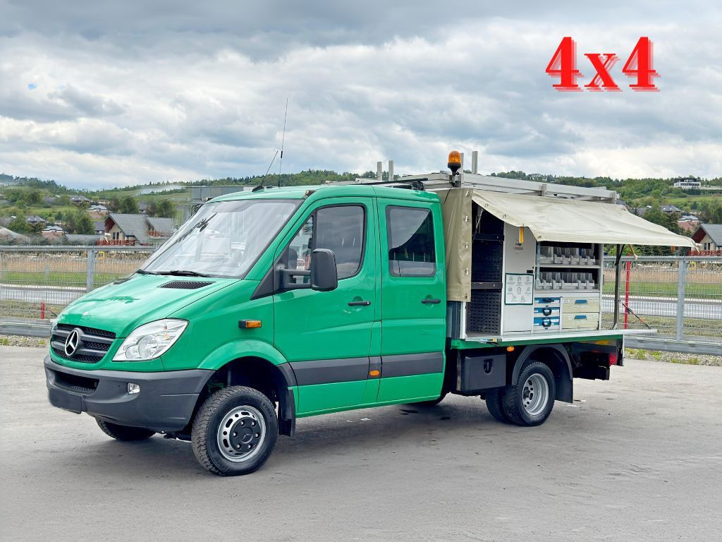 Mercedes-Benz Sprinter 516 CDI* Doppel Kabine! 4x4 *TOPZUSTAND - Transportbil med tippflak: bild 1 Mercedes-Benz Sprinter 516 CDI* Doppel Kabine! 4x4 *TOPZUSTAND - Transportbil med tippflak: bild 1