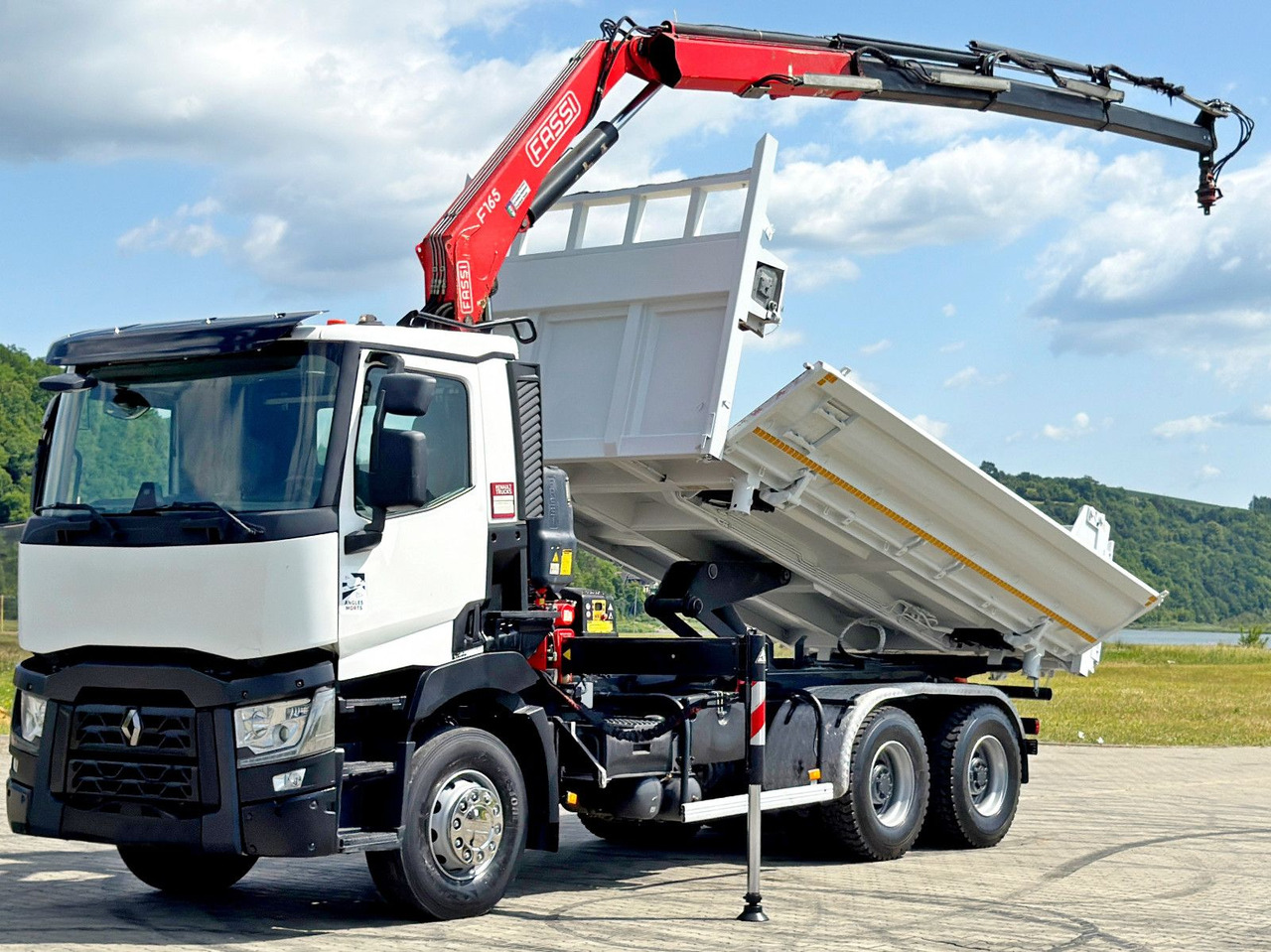Renault C 430 * FASSI F165A.0.23 + FUNK * 6x4 - Tippbil lastbil, Kranbil: bild 3 Renault C 430 * FASSI F165A.0.23 + FUNK * 6x4 - Tippbil lastbil, Kranbil: bild 3