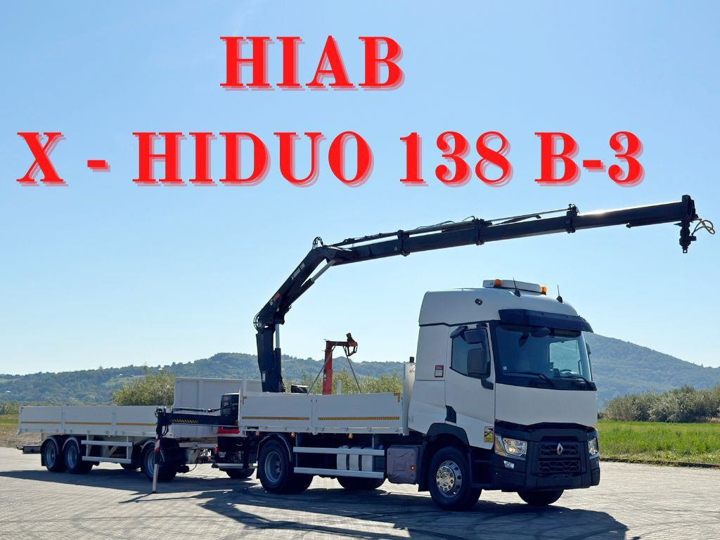 Renault C 440* HIAB X-HIDUO 138 B-3 + FUNK + Anhänger - Kranbil: bild 1 Renault C 440* HIAB X-HIDUO 138 B-3 + FUNK + Anhänger - Kranbil: bild 1