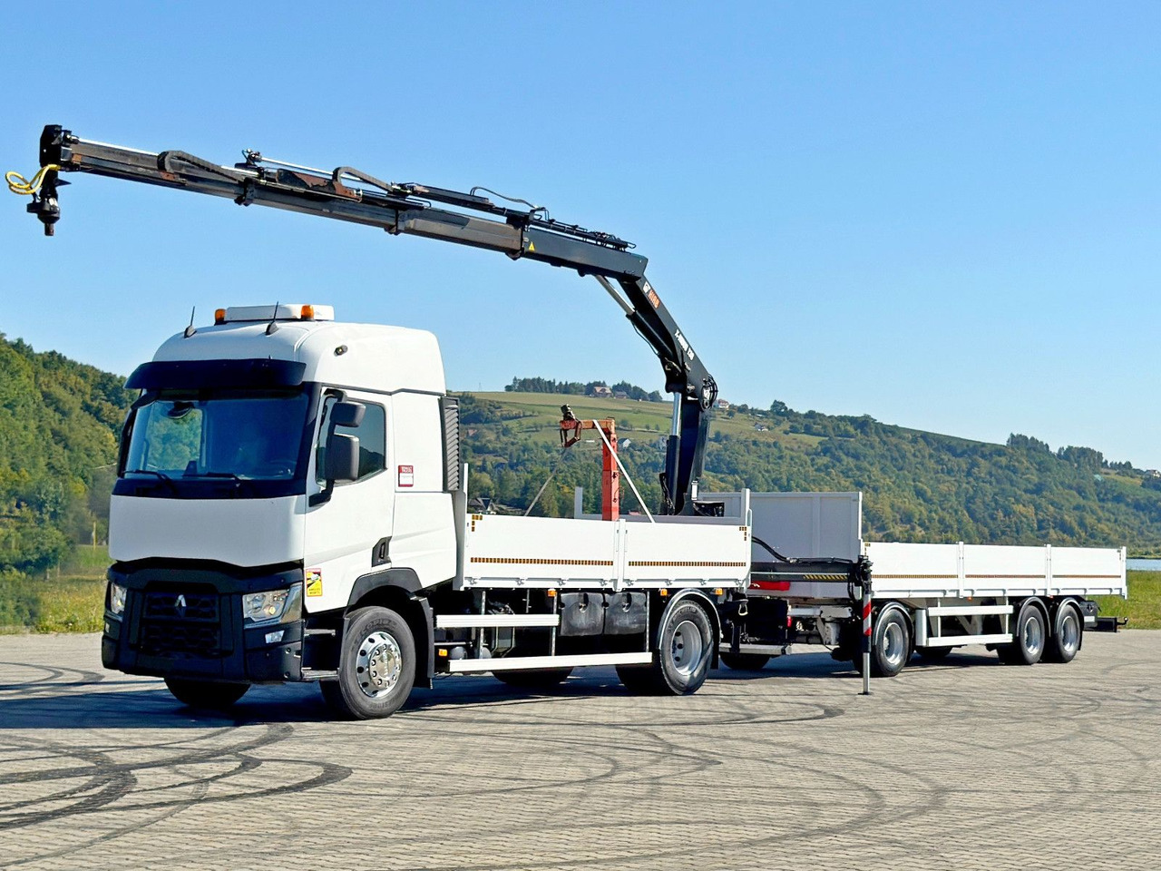 Renault C 440* HIAB X-HIDUO 138 B-3 + FUNK + Anhänger - Kranbil: bild 2 Renault C 440* HIAB X-HIDUO 138 B-3 + FUNK + Anhänger - Kranbil: bild 2