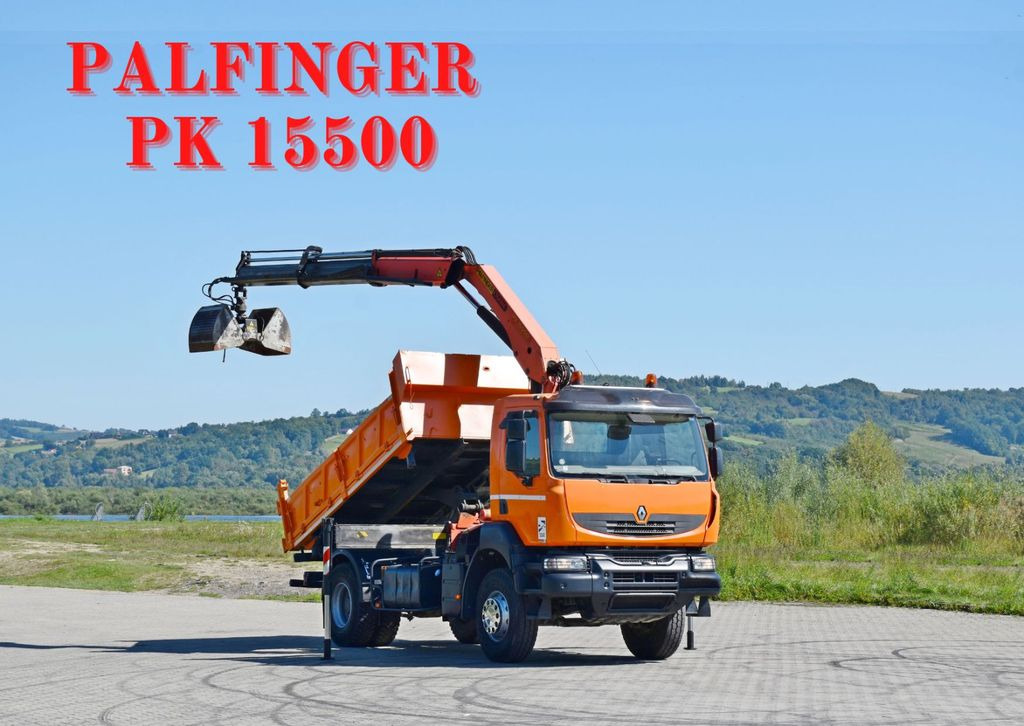 Renault KERAX 370 DXI* KIPPER 3,70m *PK 15500 + FUNK*TOP - Kranbil, Tippbil lastbil: bild 1 Renault KERAX 370 DXI* KIPPER 3,70m *PK 15500 + FUNK*TOP - Kranbil, Tippbil lastbil: bild 1