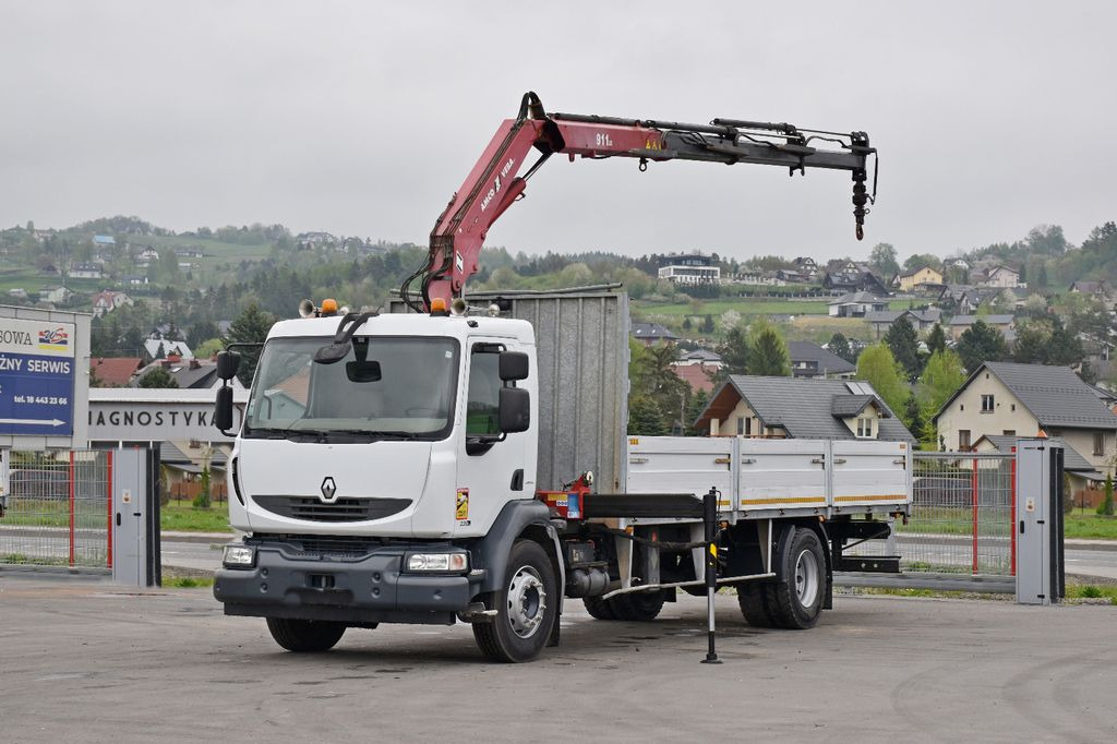 Renault MIDLUM 220 DXI *PRITSCHE 7,35m * KRAN + FUNK - Kranbil, Flakbil: bild 2 Renault MIDLUM 220 DXI *PRITSCHE 7,35m * KRAN + FUNK - Kranbil, Flakbil: bild 2