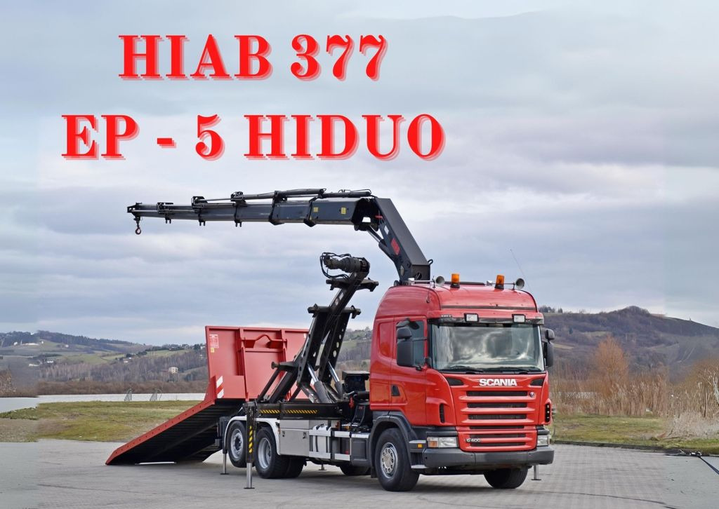 Scania G 400 * Abschleppwagen 6,40m* KRAN + FUNK * TOP - Kranbil, Lastväxlare lastbil: bild 1 Scania G 400 * Abschleppwagen 6,40m* KRAN + FUNK * TOP - Kranbil, Lastväxlare lastbil: bild 1