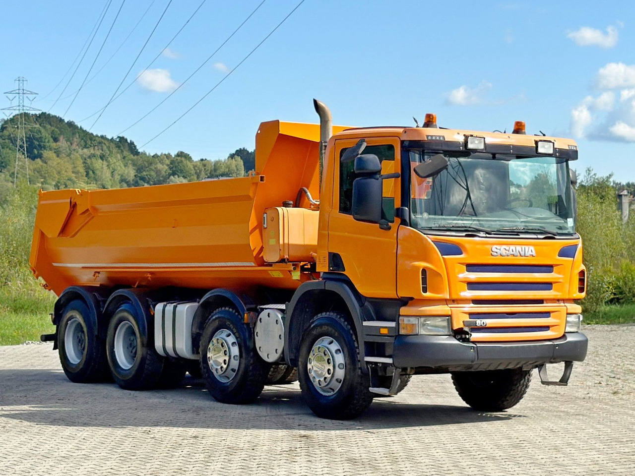 Scania P 380 Kipper * 8x4 * TOPZUSTAND - Tippbil lastbil: bild 1 Scania P 380 Kipper * 8x4 * TOPZUSTAND - Tippbil lastbil: bild 1