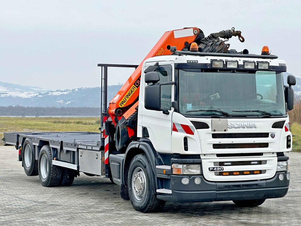 Scania P 420* PLATFORM 6,80m * PK 29002+FUNK * TOP - Bärgningsbil: bild 3 Scania P 420* PLATFORM 6,80m * PK 29002+FUNK * TOP - Bärgningsbil: bild 3