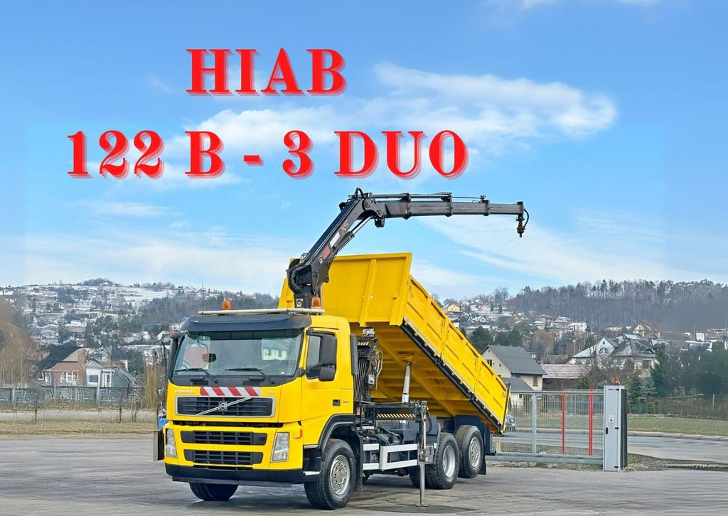 Volvo FM 330 Kipper 5,50m*HIAB 122 B -3 DUO*TOPZUSTAND - Kranbil, Tippbil lastbil: bild 1 Volvo FM 330 Kipper 5,50m*HIAB 122 B -3 DUO*TOPZUSTAND - Kranbil, Tippbil lastbil: bild 1