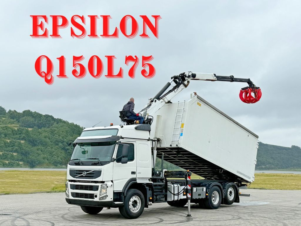 Volvo FM 420 Kipper 6,20 m * EPSILON Q150L75 *TOP - Lastväxlare lastbil, Kranbil: bild 1 Volvo FM 420 Kipper 6,20 m * EPSILON Q150L75 *TOP - Lastväxlare lastbil, Kranbil: bild 1