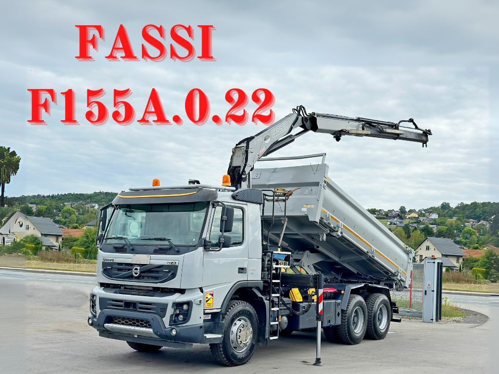 Volvo FMX 420 Kipper 5,10m *FASSI F155A.0.22+FUNK/6x4 - Kranbil: bild 1 Volvo FMX 420 Kipper 5,10m *FASSI F155A.0.22+FUNK/6x4 - Kranbil: bild 1