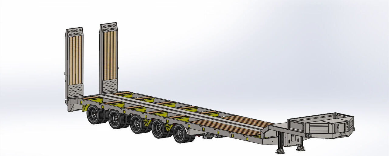 Ny Låg lastare semitrailer LIDER NEW 2025 MODELS YEAR LIDER TRAILER: bild 10