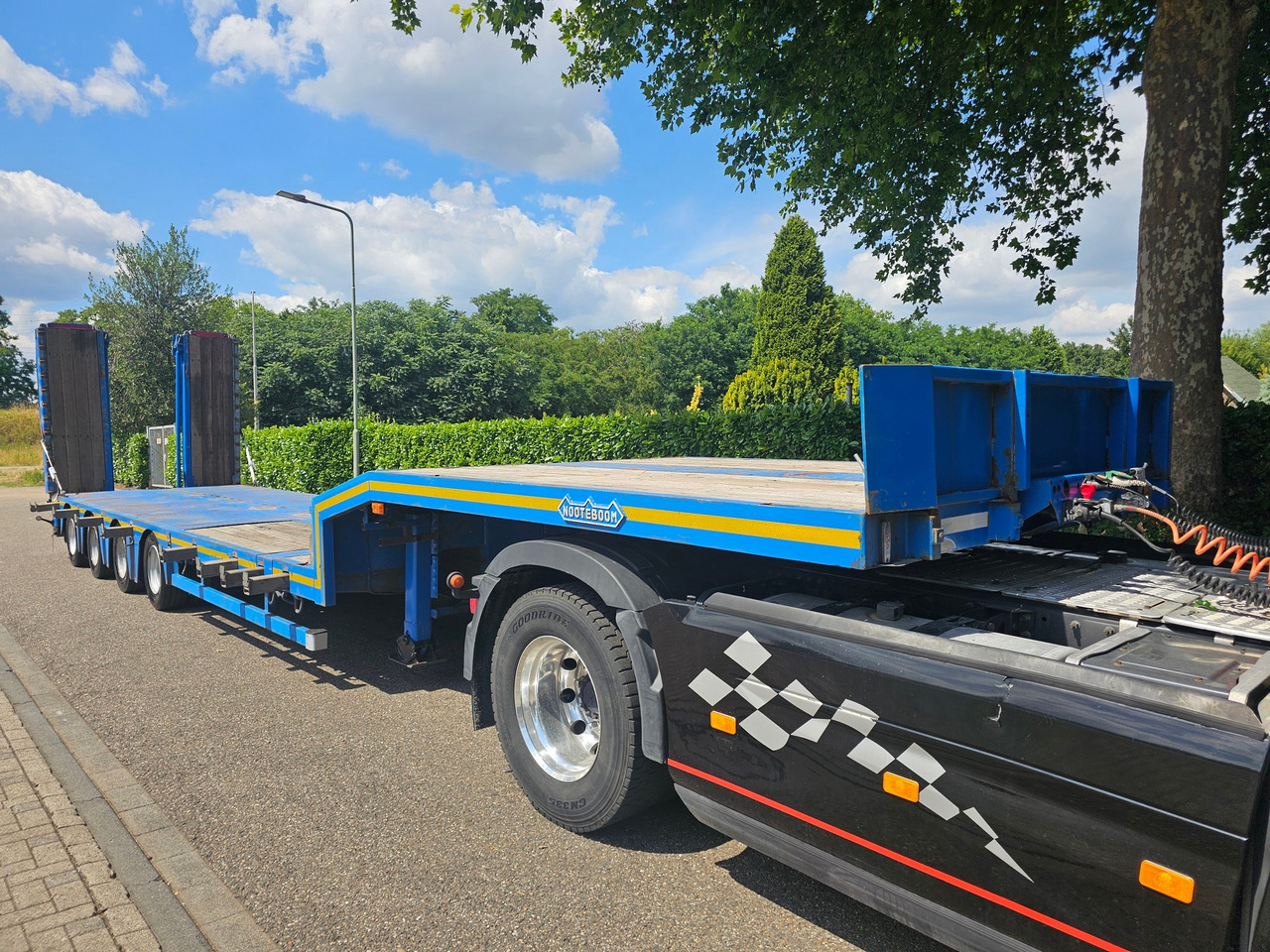 Nooteboom OSD-58-04V With Hydraulic Ramps - Låg lastare semitrailer: bild 4 Nooteboom OSD-58-04V With Hydraulic Ramps - Låg lastare semitrailer: bild 4