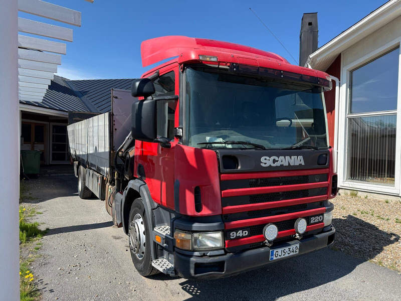 Scania P94D - Flakbil, Kranbil: bild 3 Scania P94D - Flakbil, Kranbil: bild 3