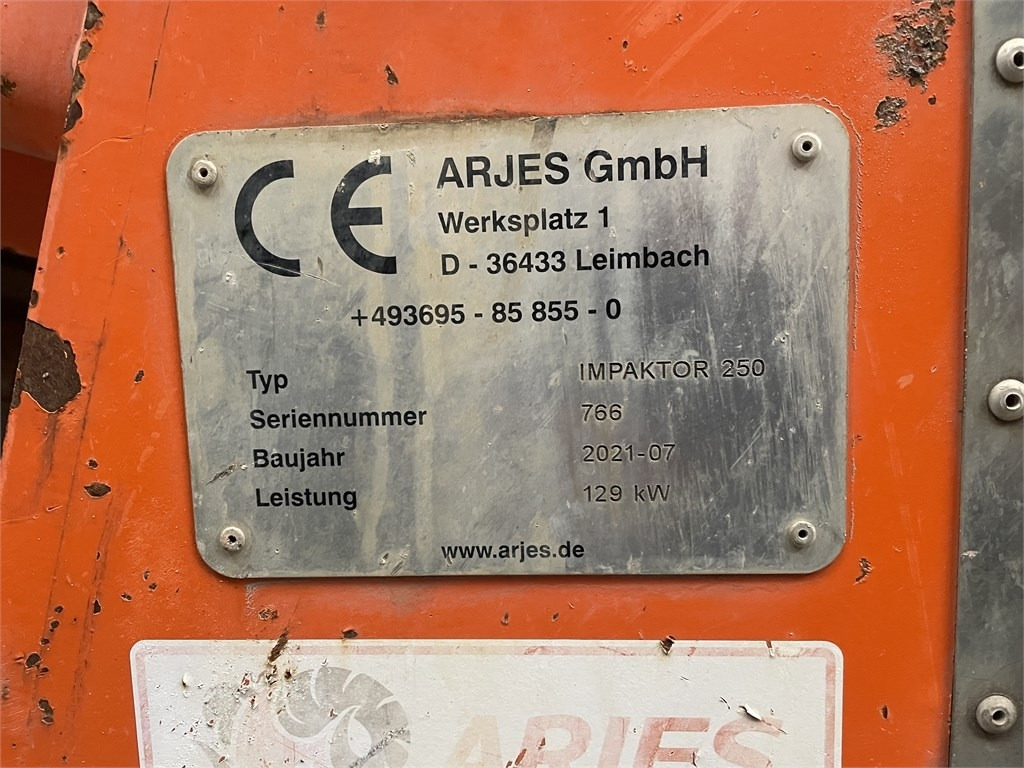 Arjes Impaktor 250 - Mobilt krossverk: bild 2 Arjes Impaktor 250 - Mobilt krossverk: bild 2