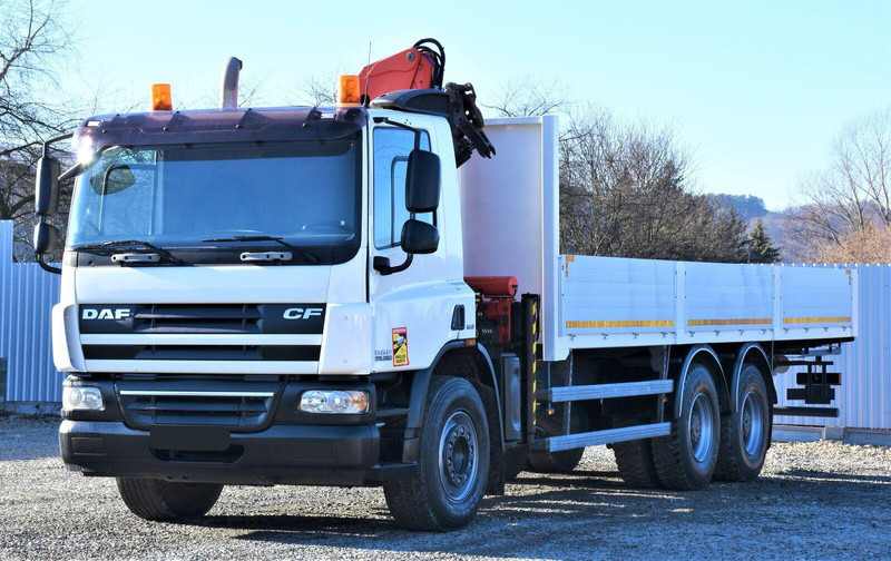 DAF CF 75.360 - Flakbil, Kranbil: bild 4 DAF CF 75.360 - Flakbil, Kranbil: bild 4