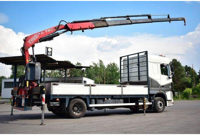 DAF XF 105.410 - Flakbil, Kranbil: bild 2 DAF XF 105.410 - Flakbil, Kranbil: bild 2