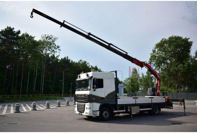 DAF XF 105.410 - Flakbil, Kranbil: bild 5 DAF XF 105.410 - Flakbil, Kranbil: bild 5