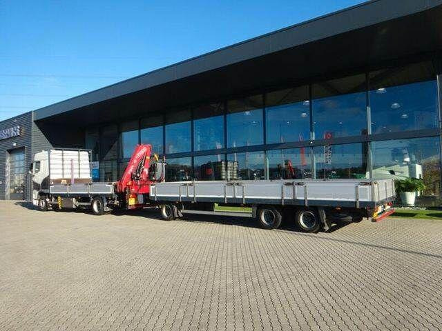 DAF XF 105.410 - Flakbil, Kranbil: bild 3 DAF XF 105.410 - Flakbil, Kranbil: bild 3