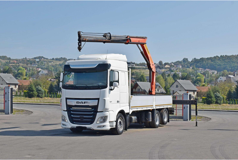 DAF XF 530 Pritsche 6,30 m + PK 15500 * TOPZUSTAND - Flakbil, Kranbil: bild 2 DAF XF 530 Pritsche 6,30 m + PK 15500 * TOPZUSTAND - Flakbil, Kranbil: bild 2