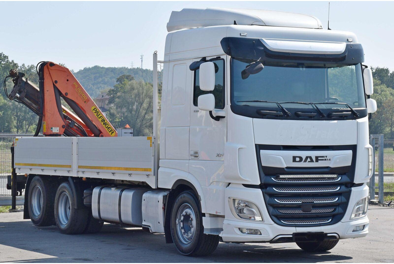 DAF XF 530 Pritsche 6,30 m + PK 15500 * TOPZUSTAND - Flakbil, Kranbil: bild 3 DAF XF 530 Pritsche 6,30 m + PK 15500 * TOPZUSTAND - Flakbil, Kranbil: bild 3