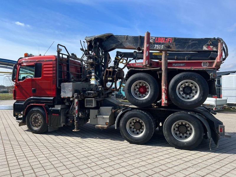 MAN TGS 26.540 6x4 Darus nyergesvontató + rönkszállító pótkocsi Logl - Dragbil: bild 5 MAN TGS 26.540 6x4 Darus nyergesvontató + rönkszállító pótkocsi Logl - Dragbil: bild 5