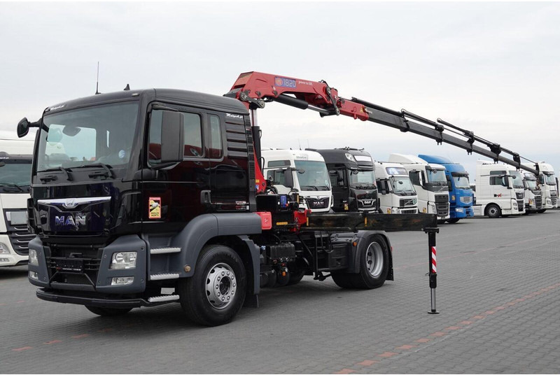 MAN TGS 480 / HDS HMF 1820 / WYSIEG 17,5 m / EURO 6 / MANUAL / STERO - Dragbil: bild 1 MAN TGS 480 / HDS HMF 1820 / WYSIEG 17,5 m / EURO 6 / MANUAL / STERO - Dragbil: bild 1