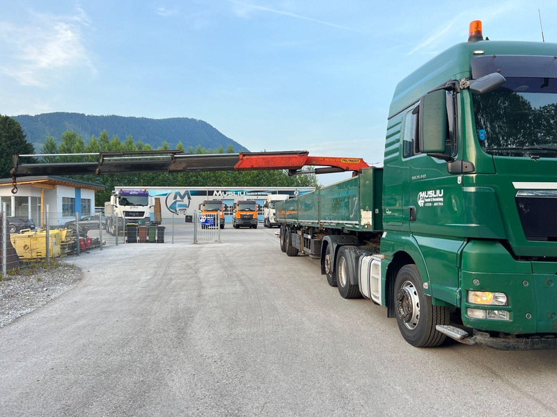 MAN TGX 26.440 6x2 + Flatbed semi trailer + Crane PK26002 - Dragbil: bild 4 MAN TGX 26.440 6x2 + Flatbed semi trailer + Crane PK26002 - Dragbil: bild 4